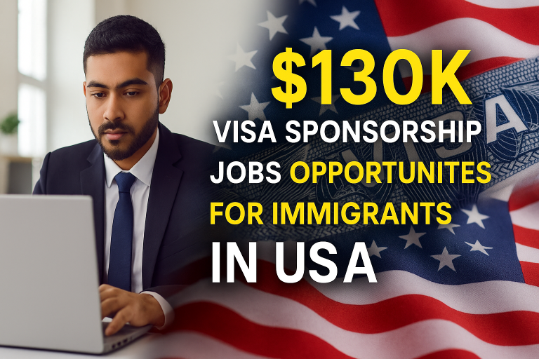 Visa sponsorship jobs Opportunities for Immigrants in USA